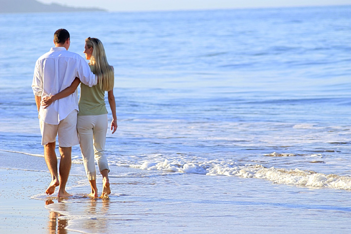 Passeggiata sulla spiaggia